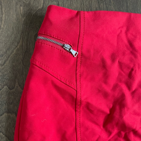 Express Red Pencil Skirt - Picture 2 of 5